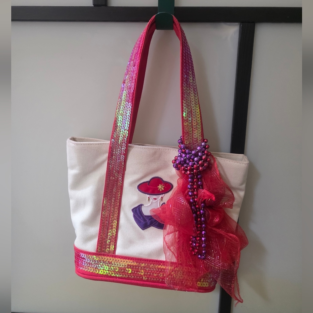 RED HAT SOCIETY CANVAS TOTE BAG
